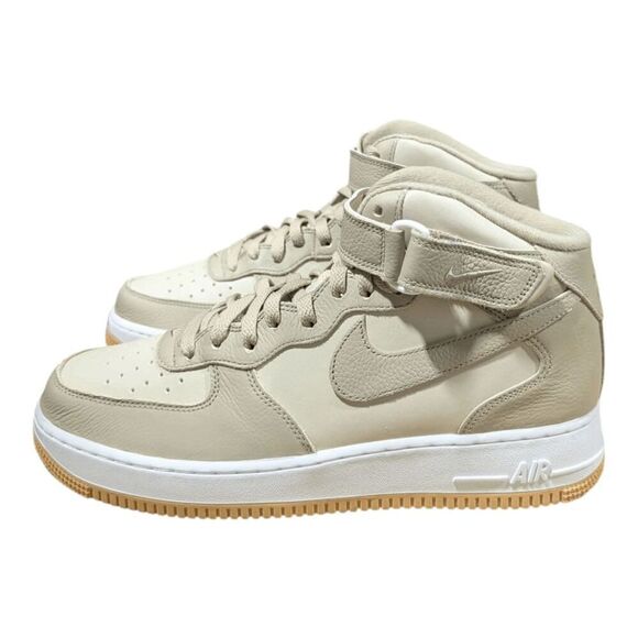 NIKE Air Force 1 Mid '07 LX 'Limestone' Sneakers Size 10.5 - Picture 3 of 9